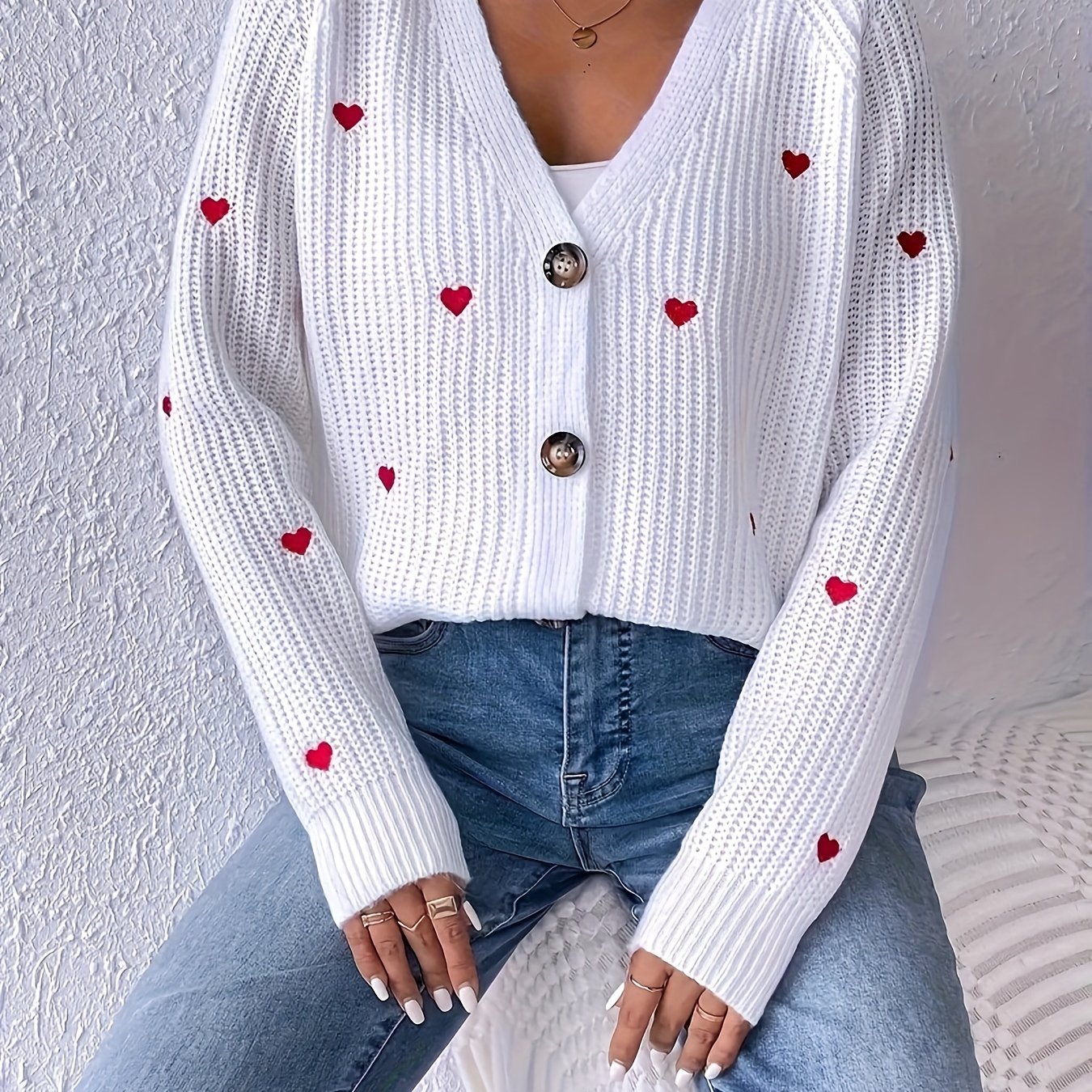 Embroidered Cardigan