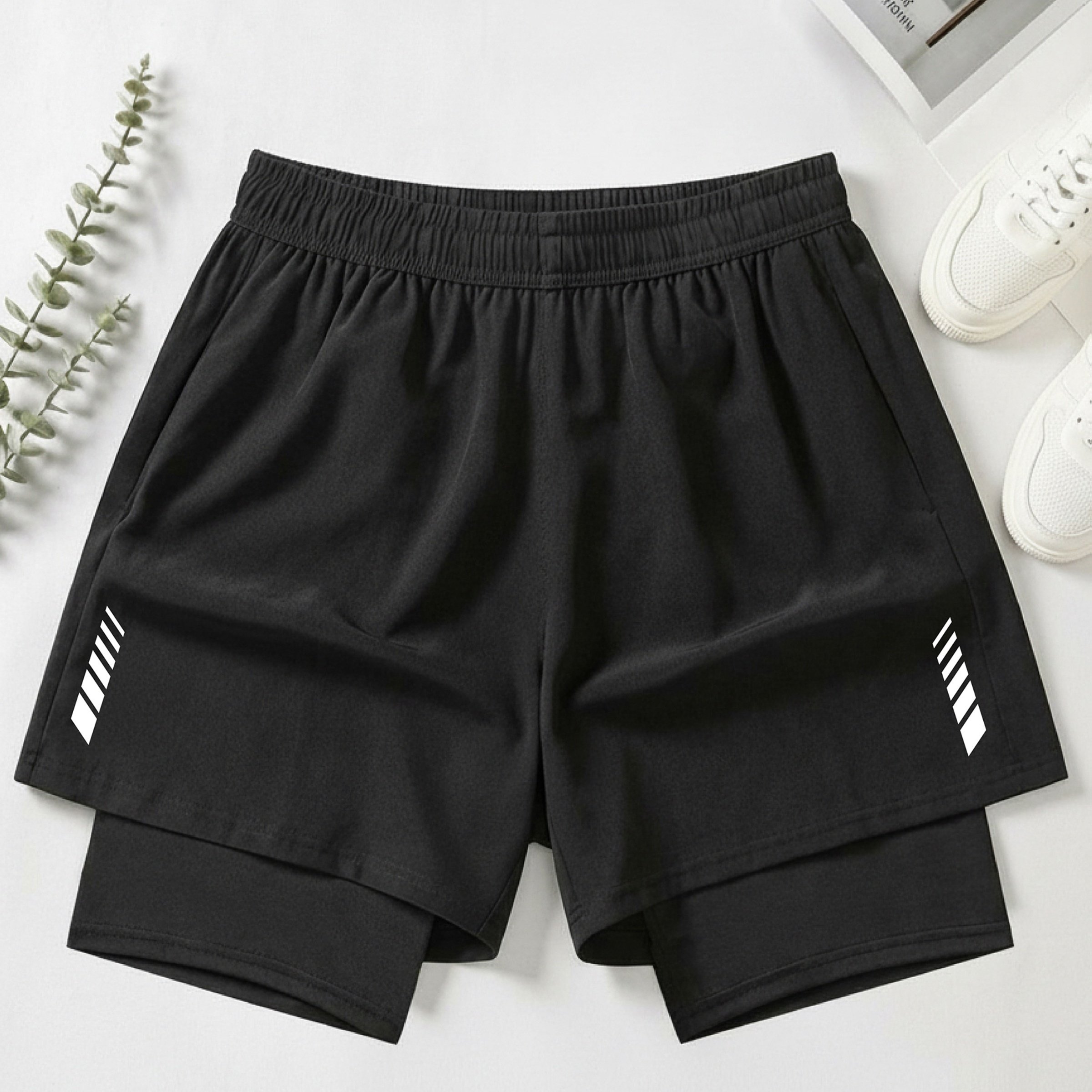 Image of Boys' Casual Sports Shorts, Youth Quick-dry Running Shorts, Boys' Basketball And Soccer Training Shorts, Jogging Pants, Perfect For Outdoor