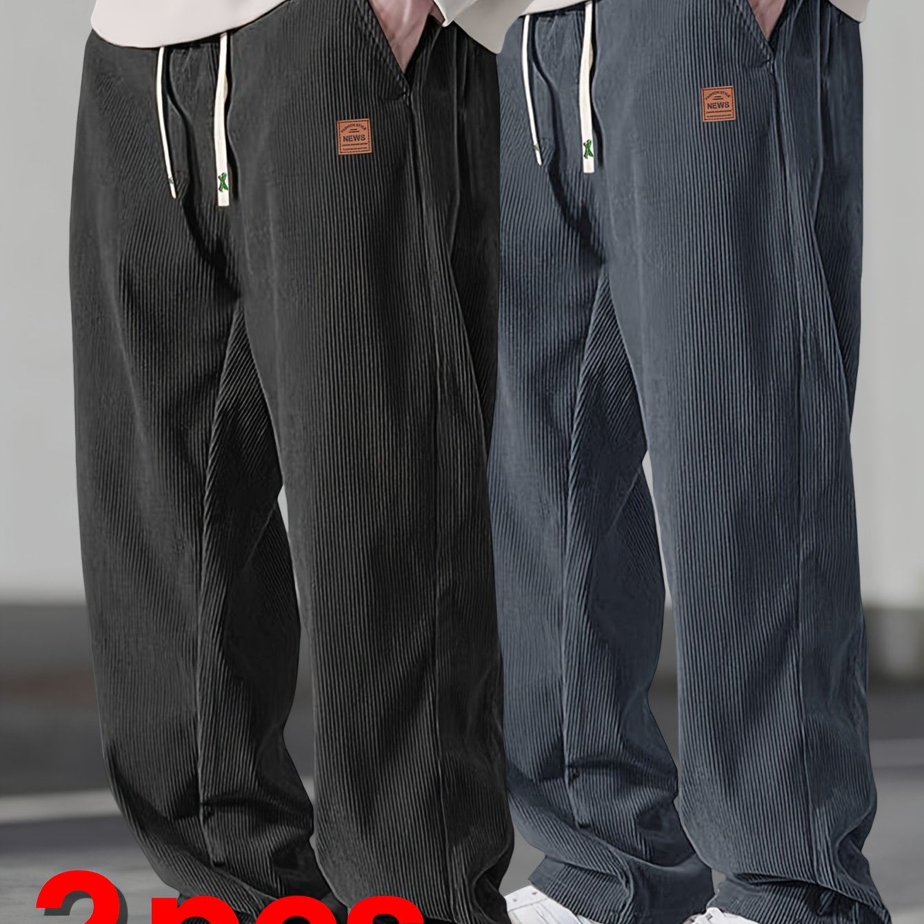 TEMU Pantaloni in velluto a Geng Yuanshi /inverno, atmosferici, con e soffice, morbidi e . Dotati di tasche laterali pratiche ed esteticamente