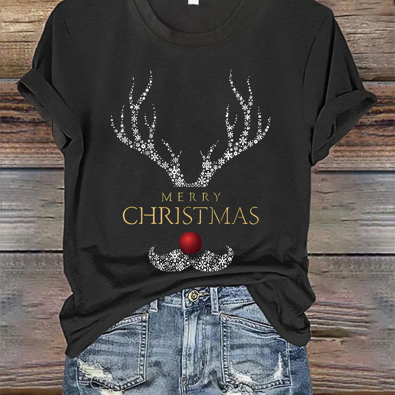 Graphic Print T-shirt, Short Sleeve Crew Neck Casual Top For Summer And Spring, Women's Clothing