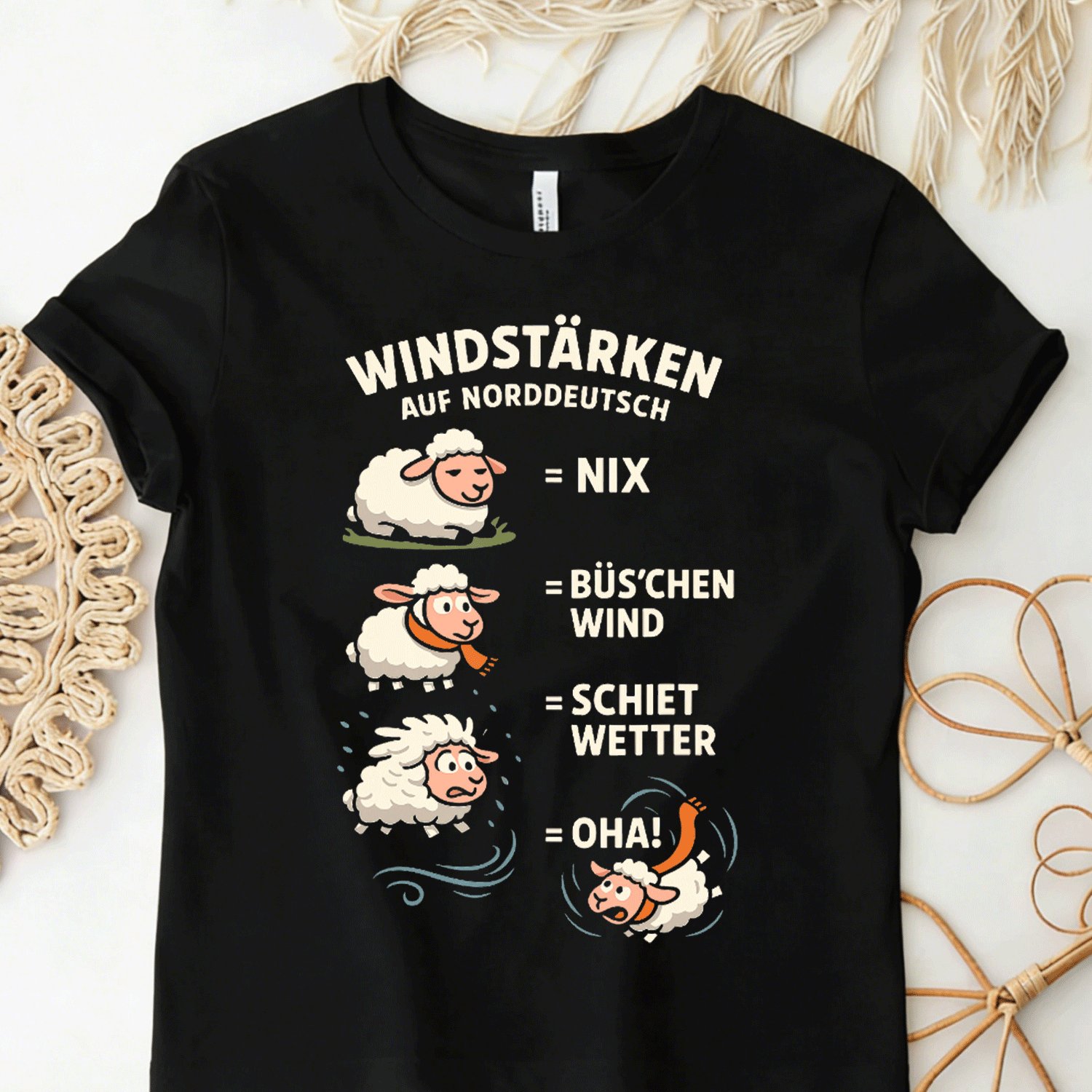 Plattdeutsch North German T-shirt For Men Women Unisex Funny T-shirt