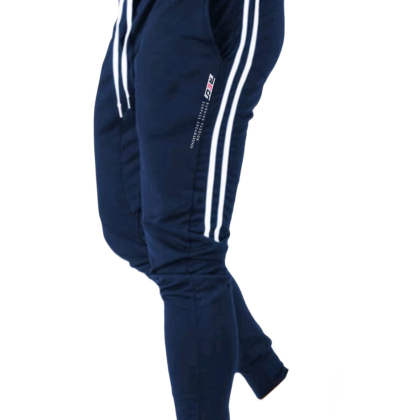 Image of Men's Spring Summer Casual Ankle Pants, Men's Casual Trousers, , Athletic Pants, Running Trousers, Fitness Trousers, Unisex Fashion Stretch Trendy Print