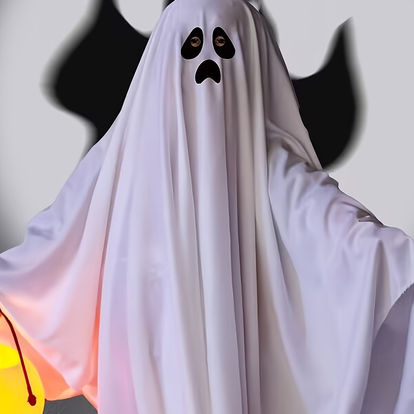 TEMU Halloween Party White Makeup For Teenagers Cloak, For Teenager