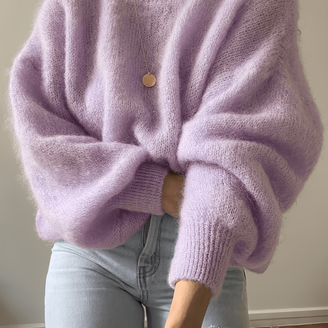 TEMU High-quality Sweater With A Soft Texture, Offering Comfortable And Loose-. Suitable For Autumn And Winter , For Warm Weather. Elegant Party
