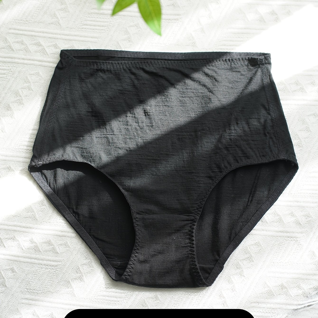 1pc Women's Wool Briefs, Merino Shorts, High-waist Triangle Panties
