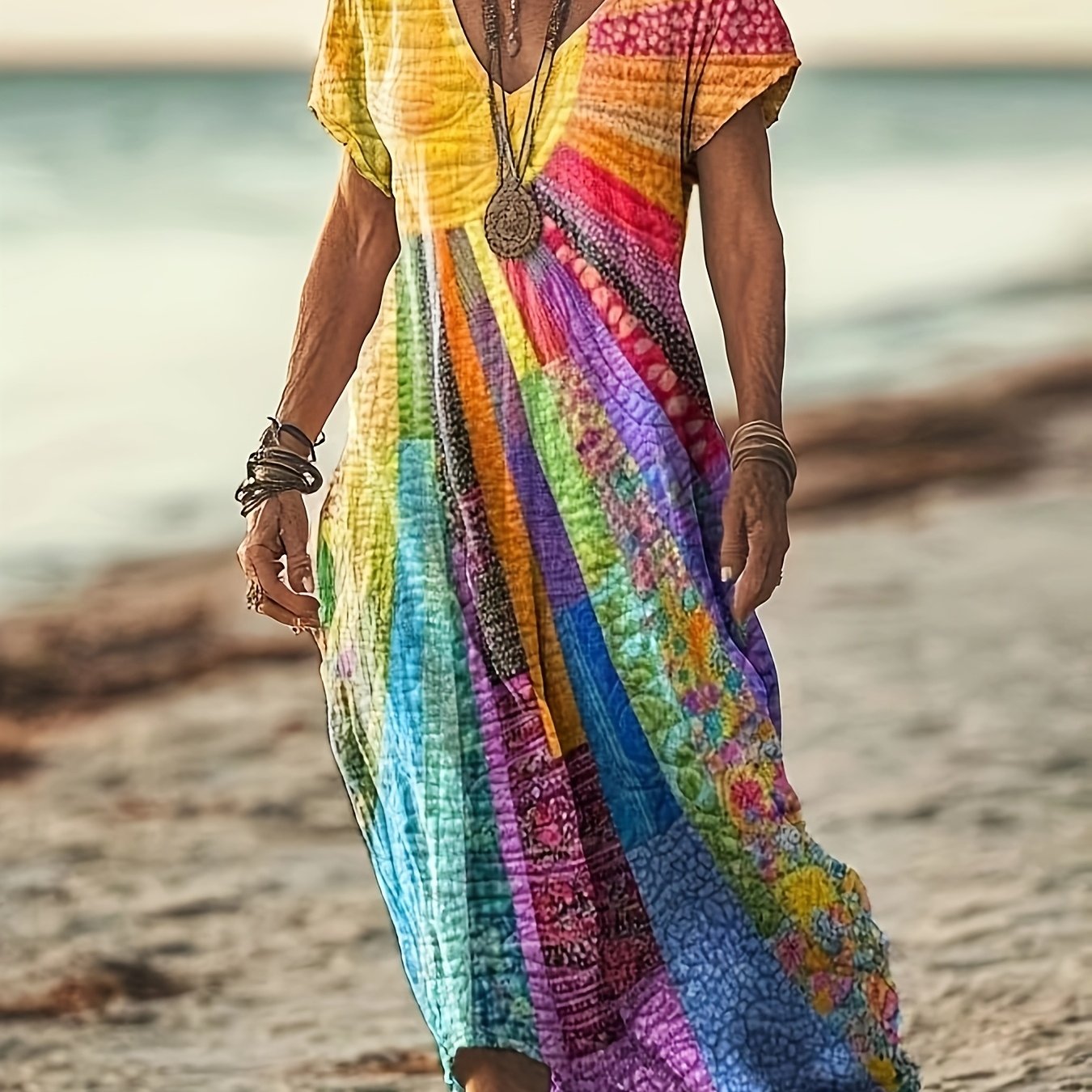 TEMU Plus Size - Plus Size - Women's Size Dress