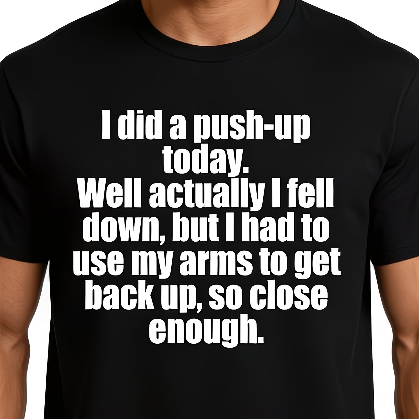 TEMU -up Today ! Super Funny Sports T-shirt, Plus Size