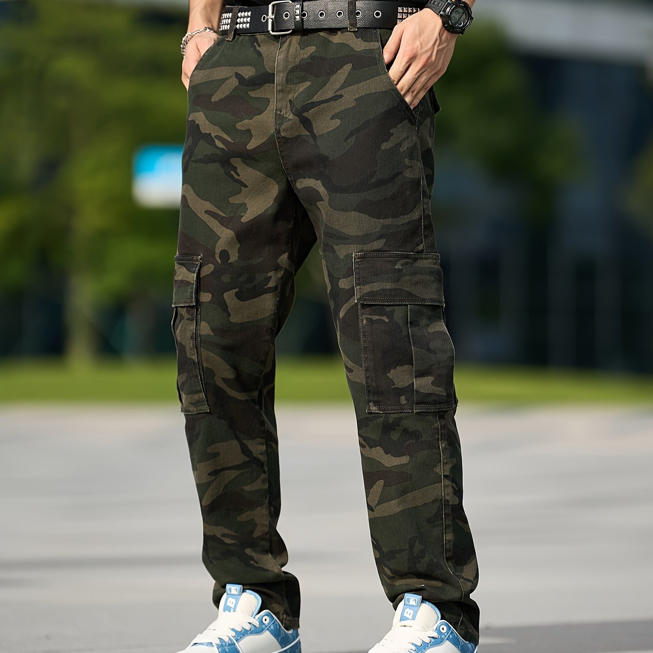 Men's Stretch Camouflage Work Jeans Tb4200