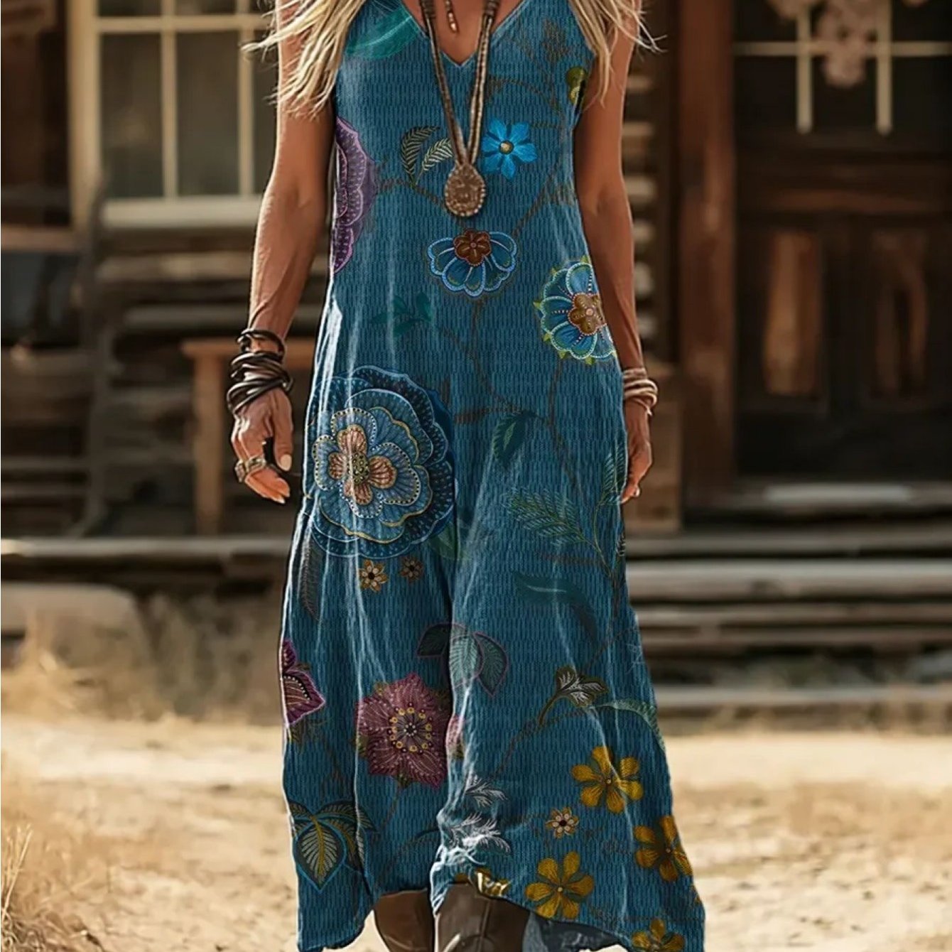 Image of Daily Casual Personality Trend Fashionable Retro Basic Pullover Dress Casual Formal Party Business Attendance Light Daily Casual Retro Basic Party Dress Fabric Soft And Comfortable Spring And Summer