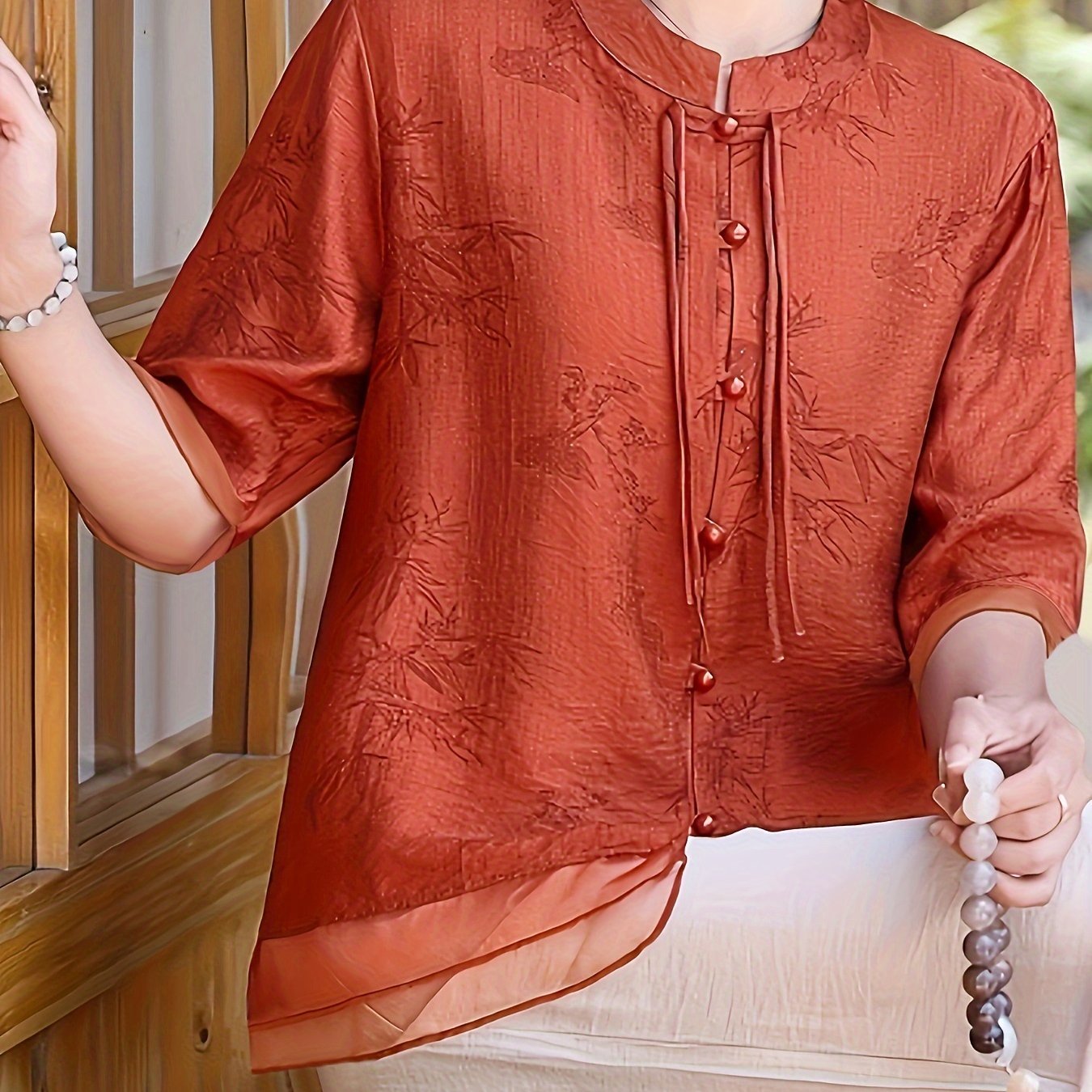 TEMU T-shirt à manches courtes imprimé tendance