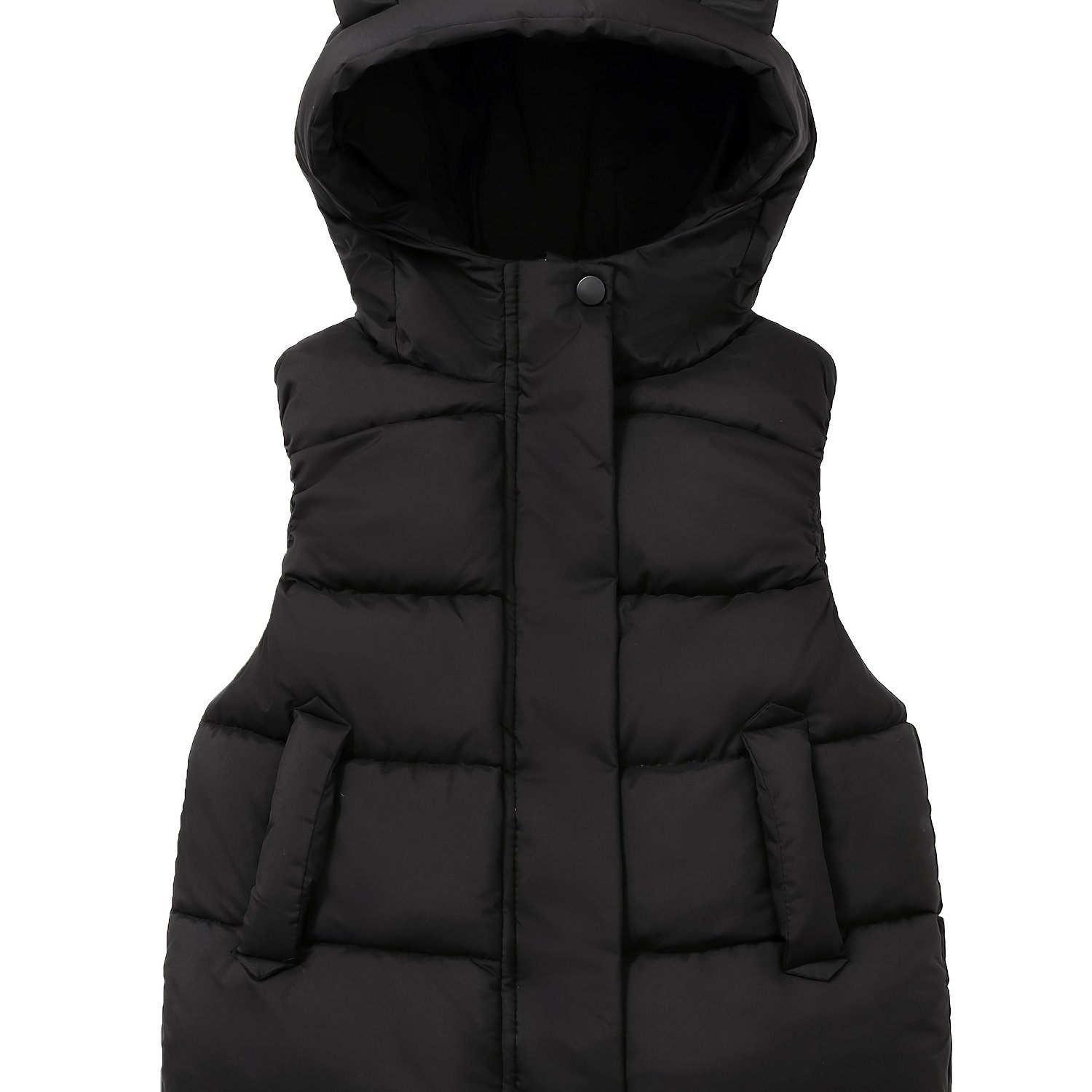New Winter Children's Thickened Casual Fashion Brown Vest, Boys' Waistcoat, Toddler's Top, Baby's -proof Clothing, Bread Jacket