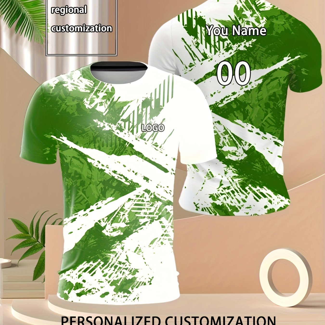TEMU T-shirt Sportif Personnalisable pour Homme, Mode Été à de Couleurs, Manches Courtes à Motif Géométrique, Tailles XXS à XXXL, Idéal pour et les