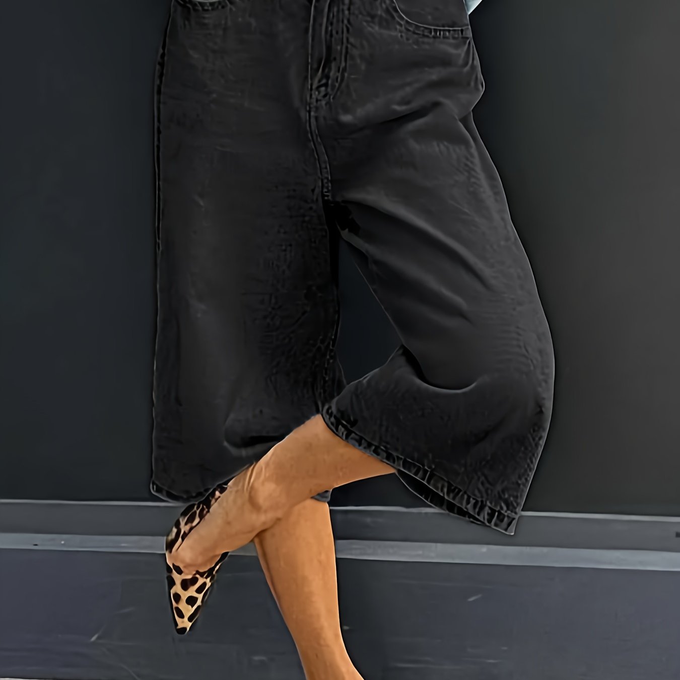Plus-size Women's Comfortable Denim Shorts