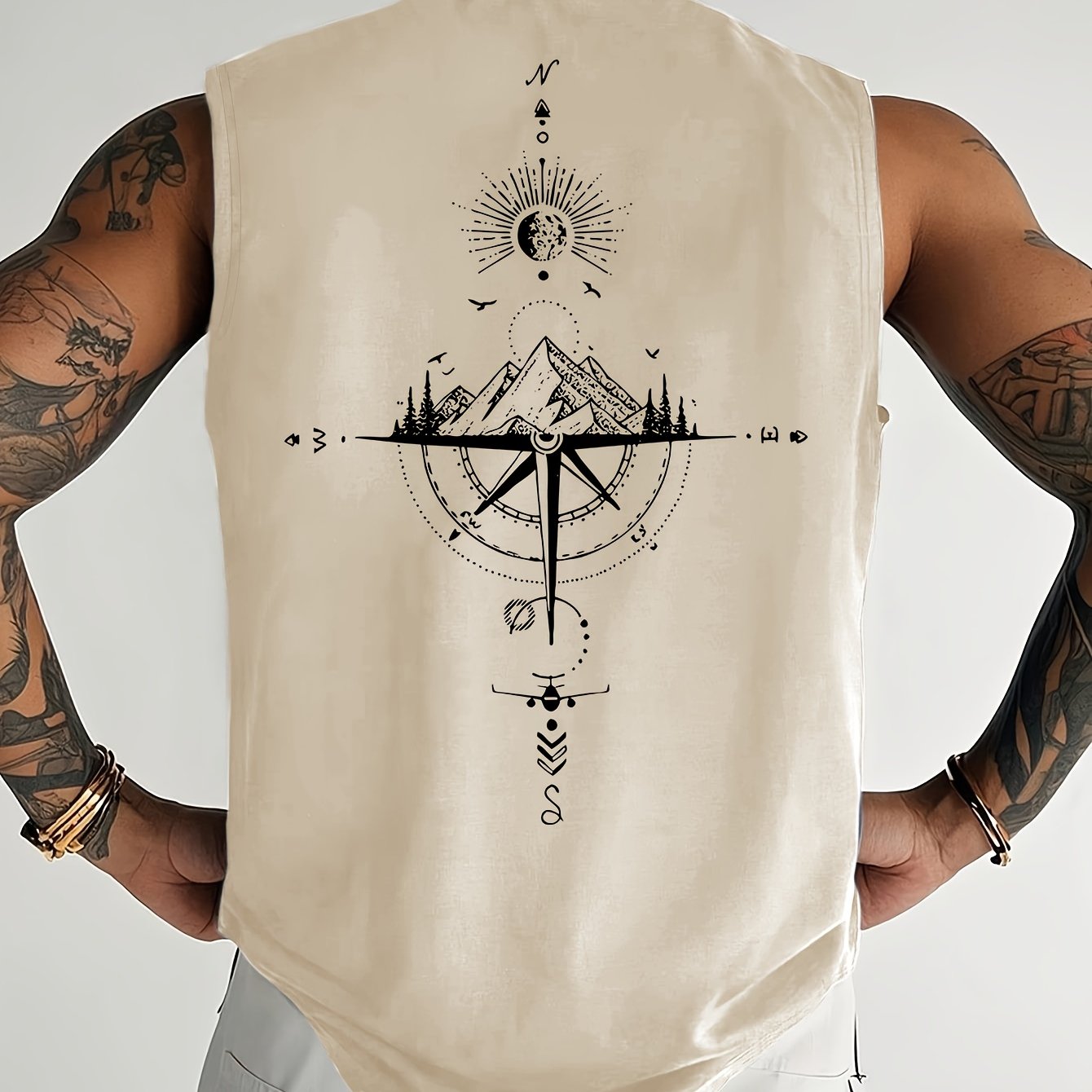 Men's Casual Sports Tank Top, Athletic Vest
