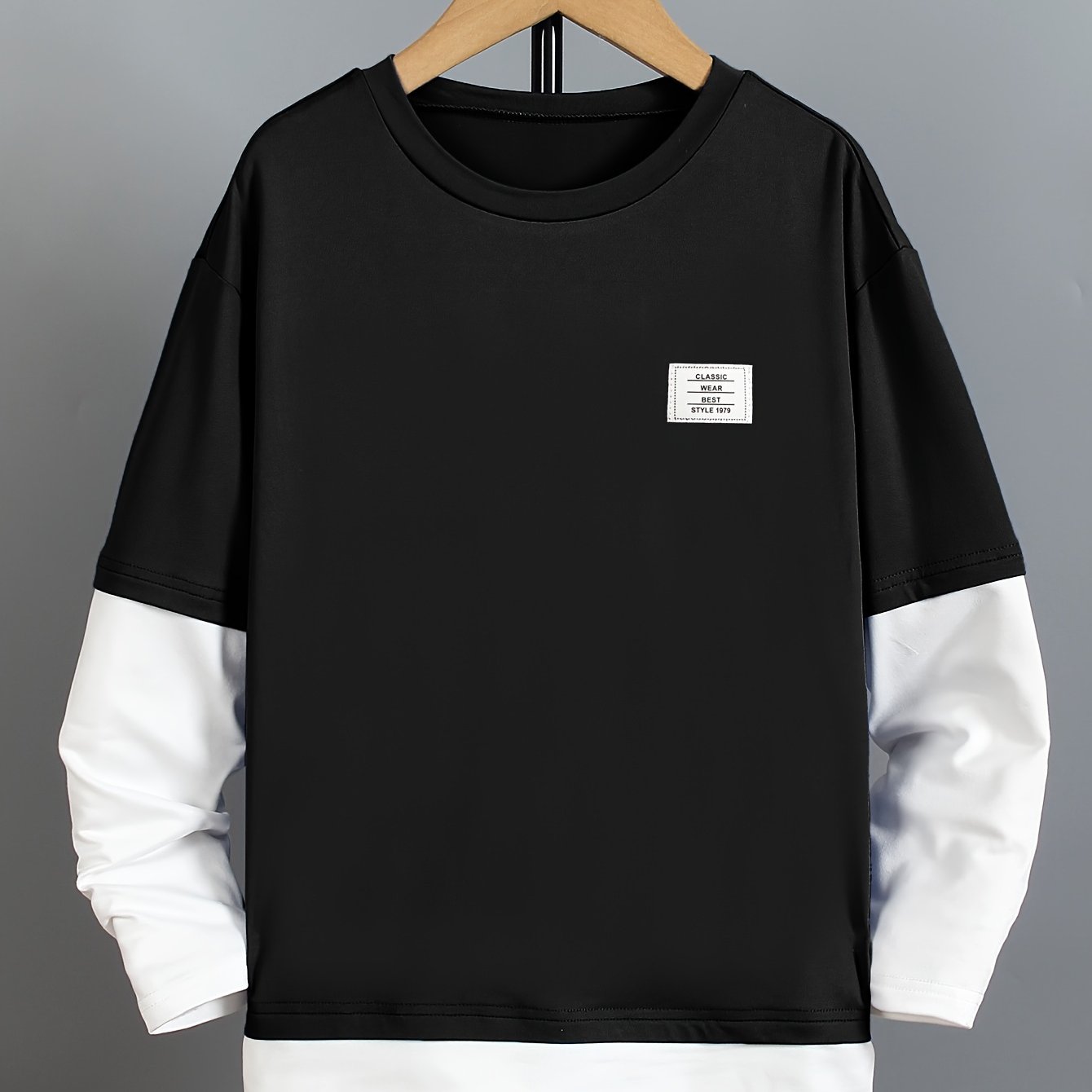 Boys' Long Sleeve Top, Spring/autumn Style Boys' Long Sleeve T-shirt Top