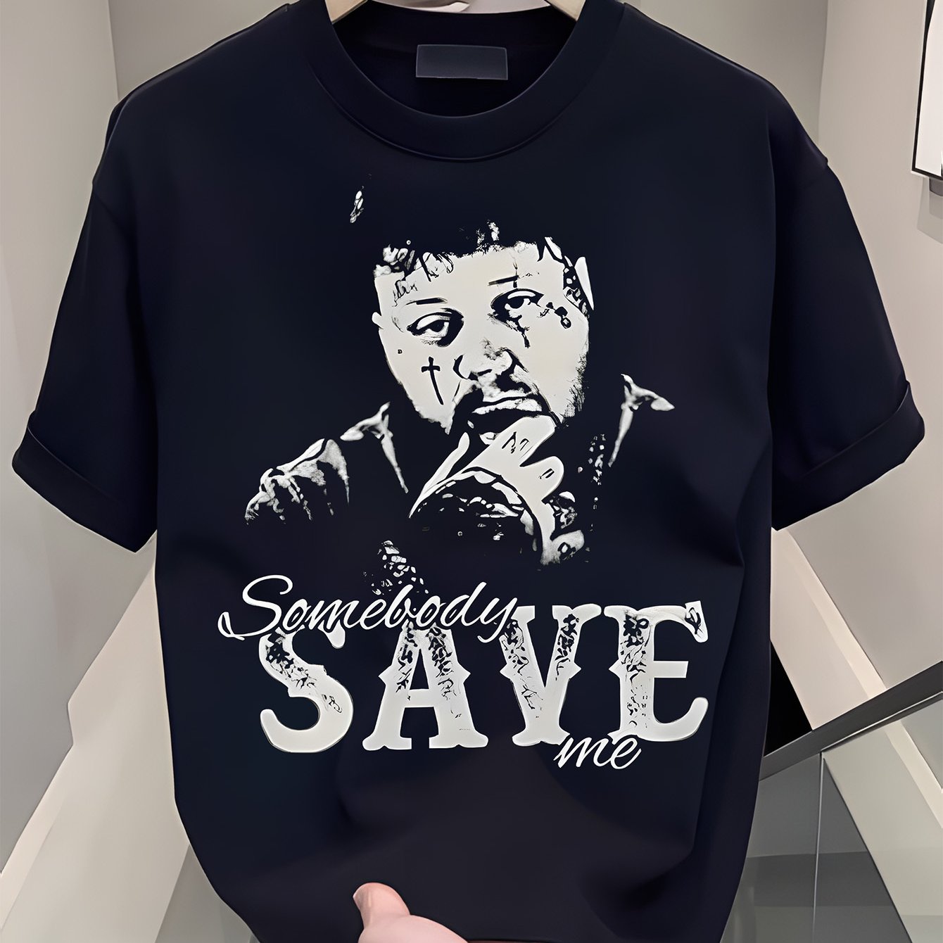 TEMU Meditation For Help: T-shirt Display