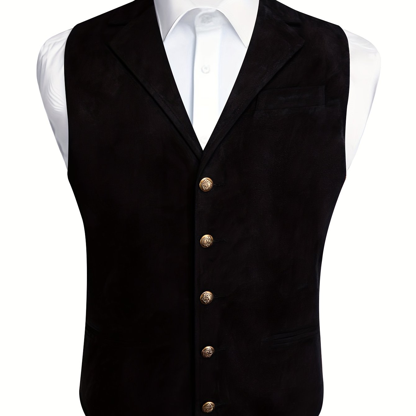 Men's Fashion Casual Lapel Suit Vest Party Vest, Plus Size