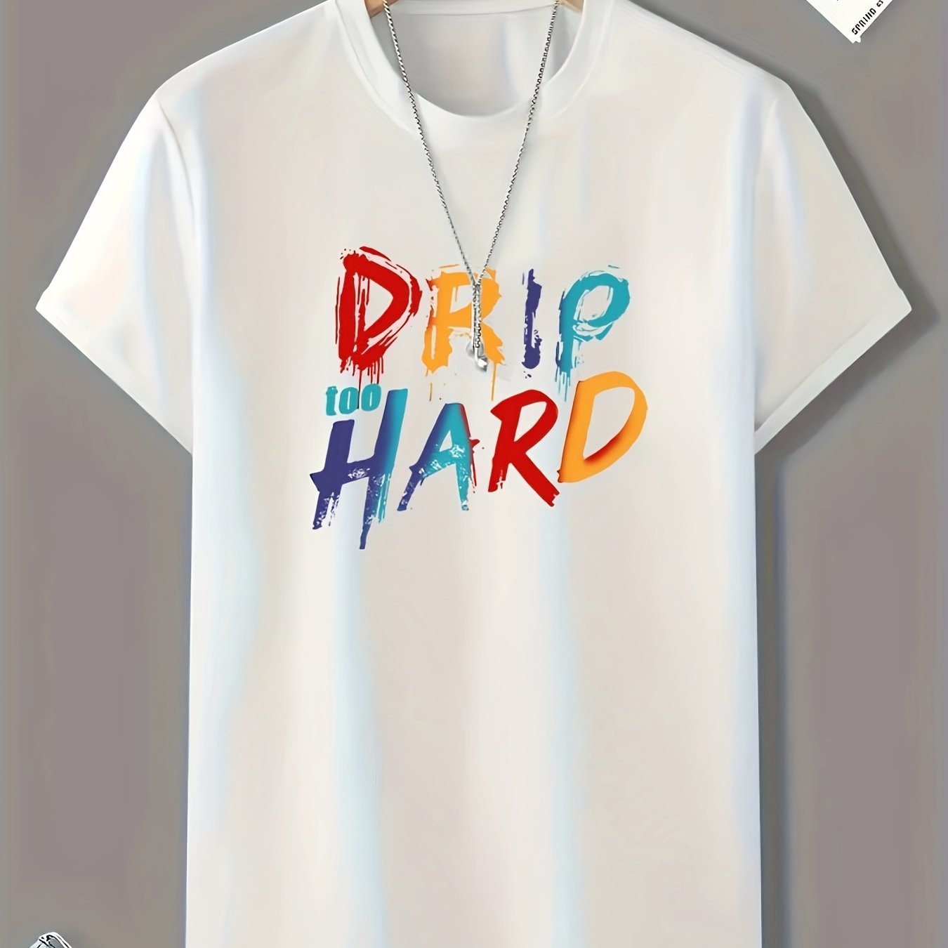 TEMU Trendy Creative Letter Pattern T-shirt, Casual Comfortable Short Sleeve Crew Neck Tees For Summer Holiday Boys Clothing