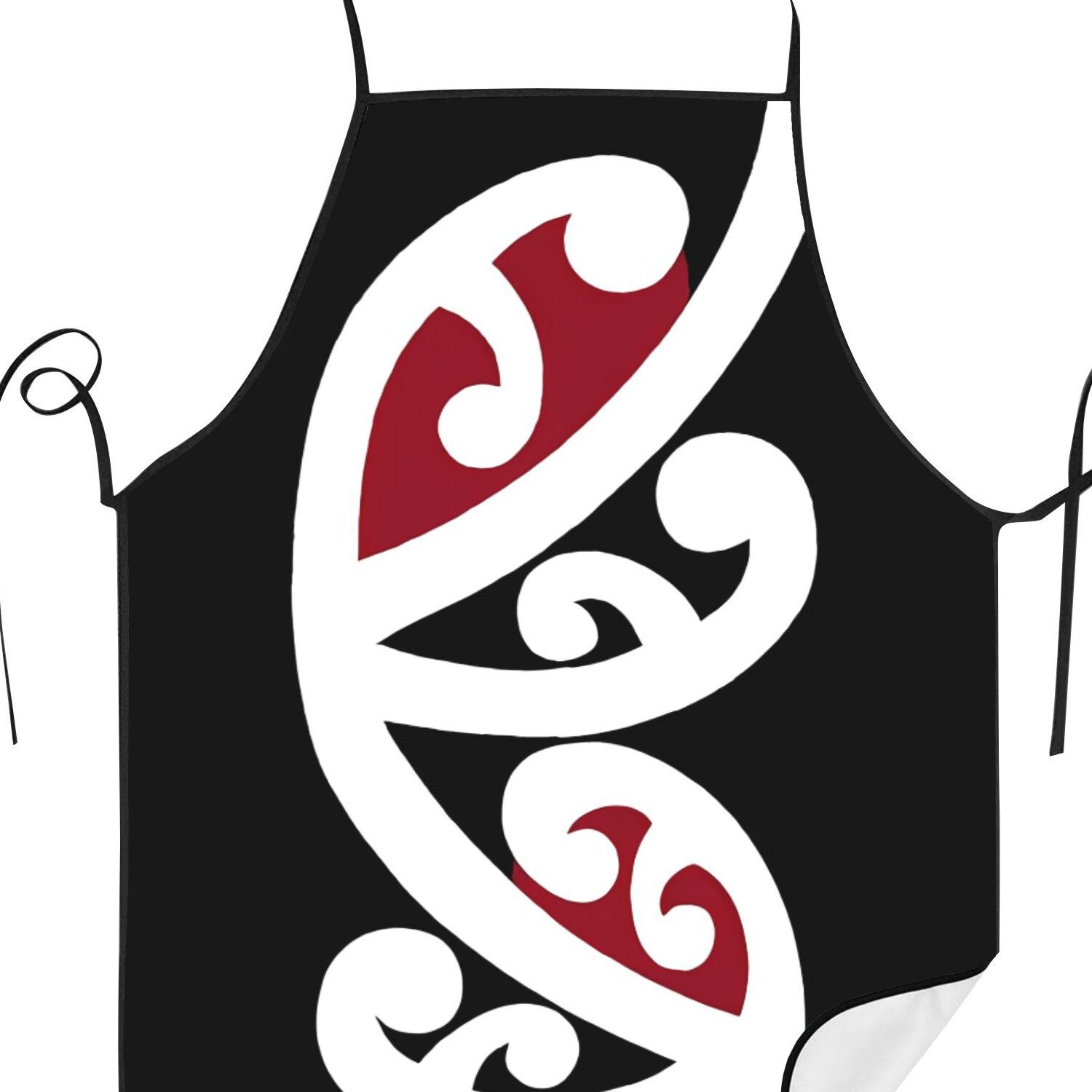 TEMU Maori Pattern Apron 2d Print Design Apron Comfortable Workwear For Kitchen Use For Kitchen Accessories