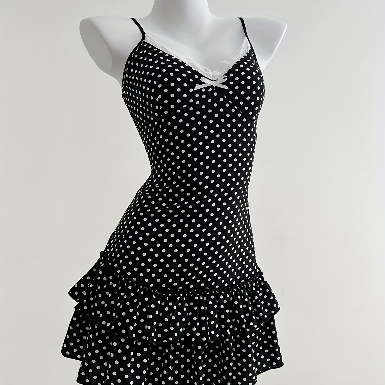 TEMU Women's Camisole Dress, Bow Detail Short Dress Zllz