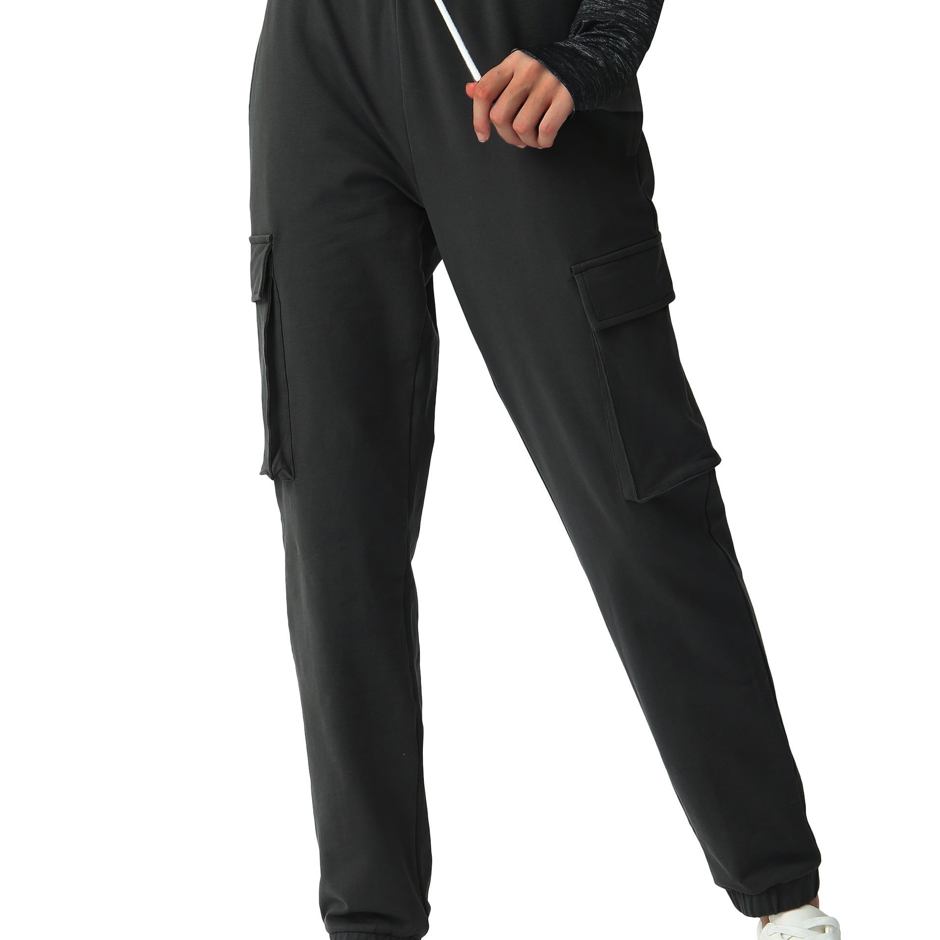 TEMU Womens Cargo Sweatpants Lounge Athletic Joggers 4 Pockets Gym Workout Trousers