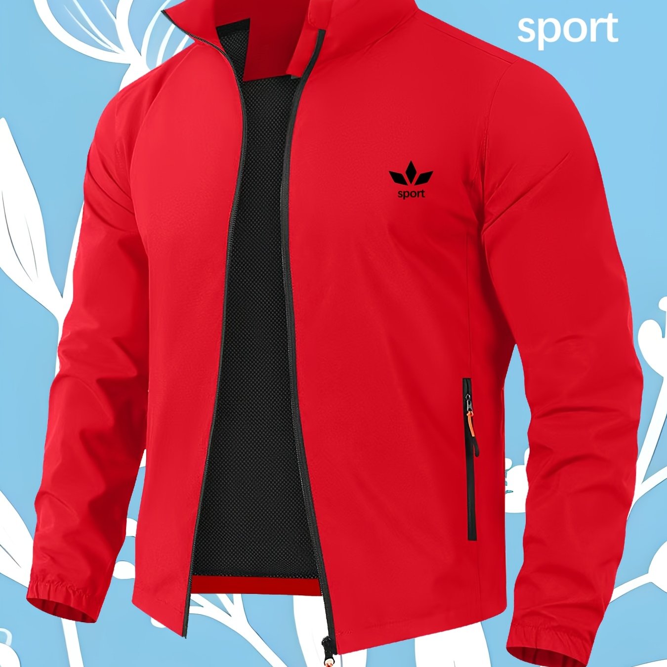 TEMU Men's Jacket - Sport Motorcycle Windproof Collar Jacket - High-quality, Fashionable And Versatile Men's Clothing