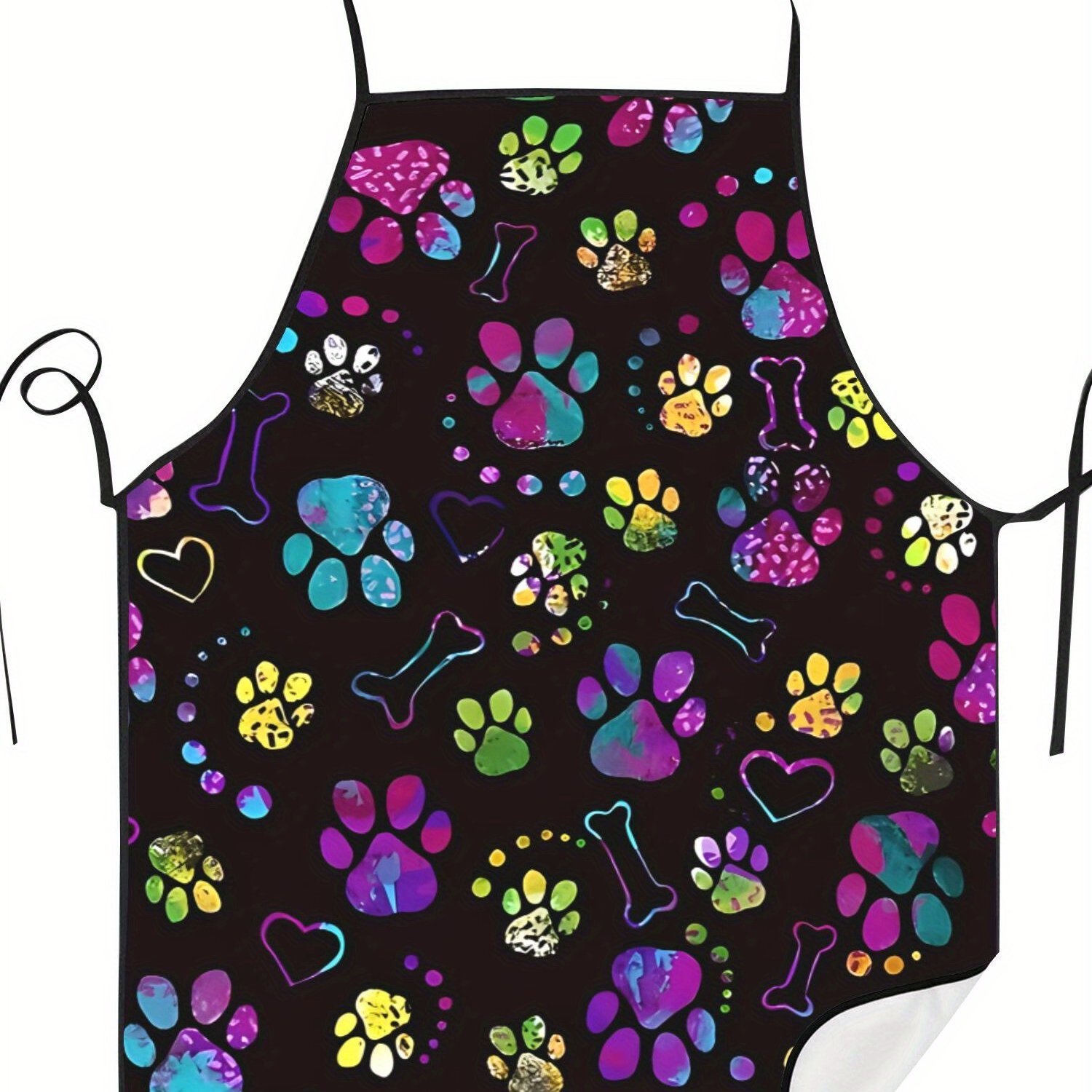 TEMU 2d Print Design Apron Cook Restaurant Printed