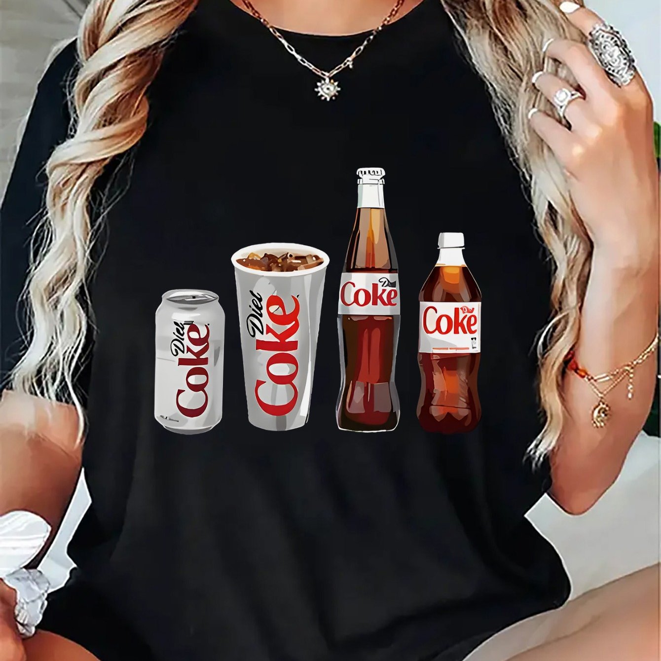TEMU Lightweight Tee Perfect For Casual Outdoor Use, Designed With A Breathable And Minimalist Style, Suitable For Everyday Activities And At Home Or