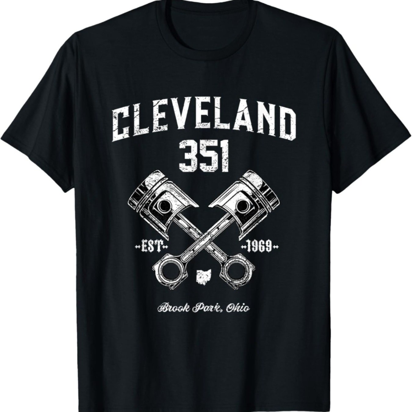 TEMU 351 Ohio T-shirt American Local Heat Transfer