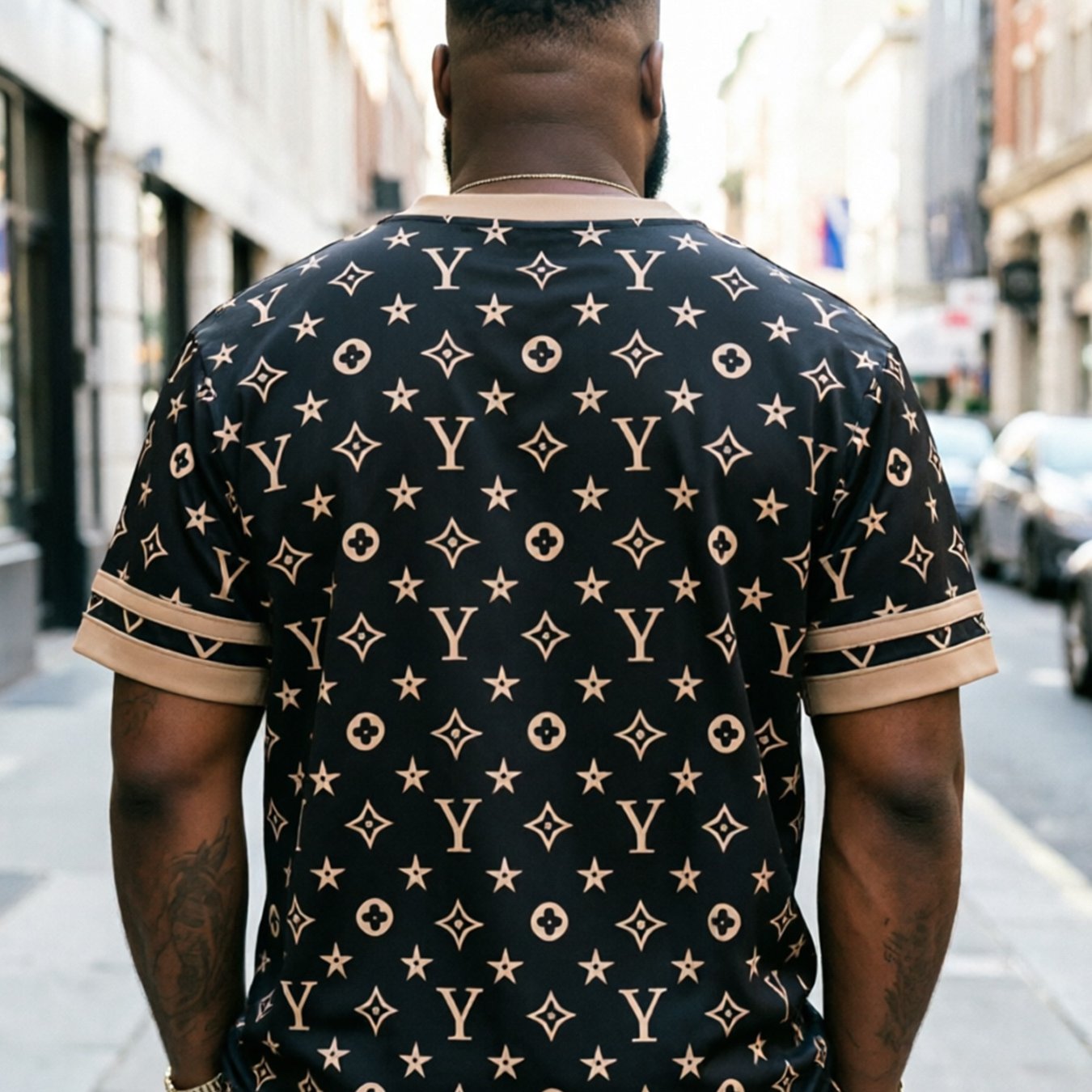 TEMU Plus Size Men's T-shirt, Men's Summer Short Sleeve Round Neck Top, Loose Casual Pullover, Suitable For Outdoor Sports Wear, Versatile, Suitable