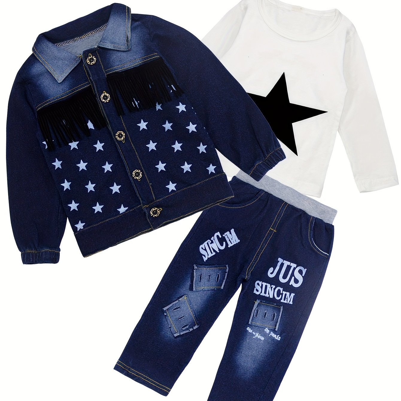 Image of Fashion Spring Autumn Winter Toddler Baby Boys Sports Suits Children Casual Clothes Coat+top+pants 3pcs Sets Clothing For Kids Boys Clothes, Perfect For Outdoor