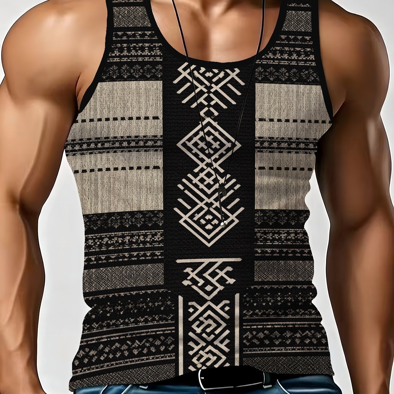 TEMU Canotta da Stampata - Maglia Senza Maniche Traspirante, Vestibilit� Regolare Abbigliamento Casual da Spiaggia, Lavabile in Lavatrice, per