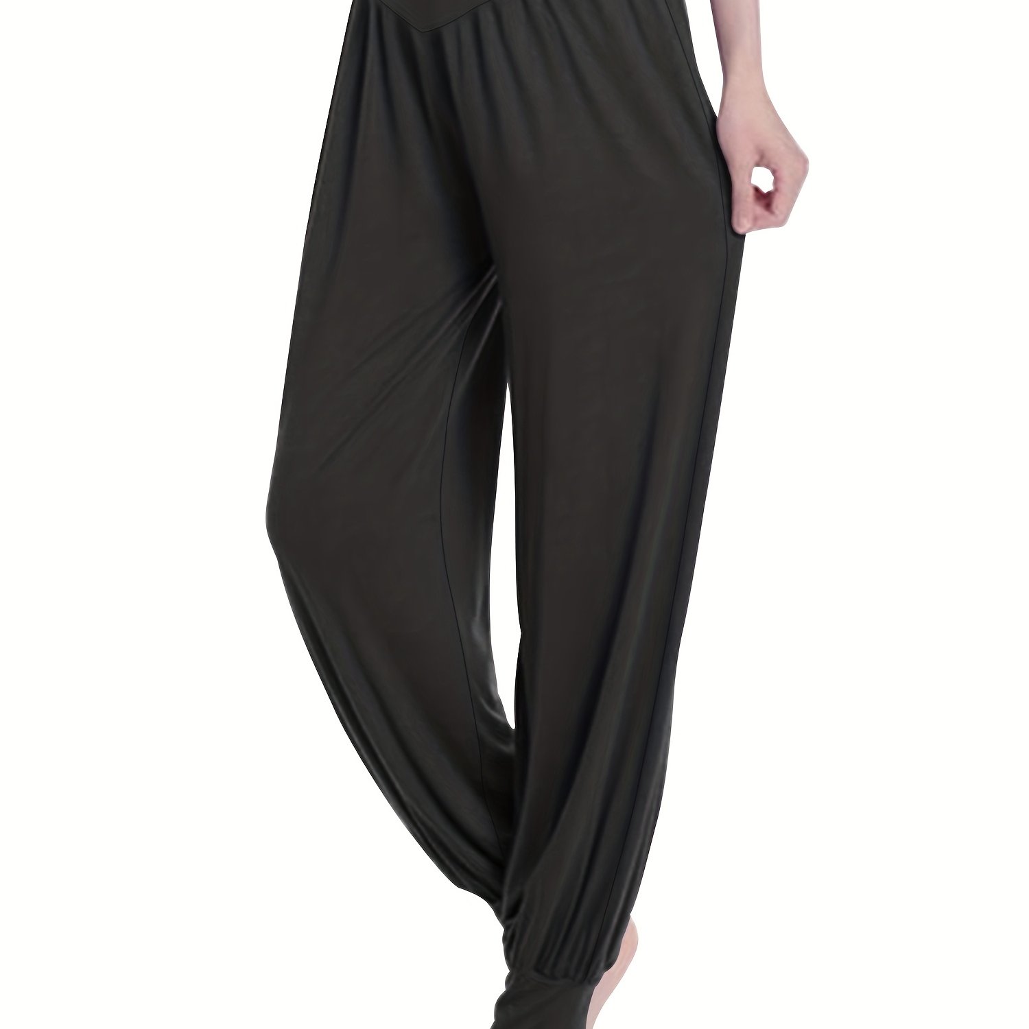 E-shop High-Waist-Yogahosen für Frauen - Weich, Dehnbar und Bequem mit Elastischem Bund & Knöchelbündchen - für Yoga, Fitnessstudio und