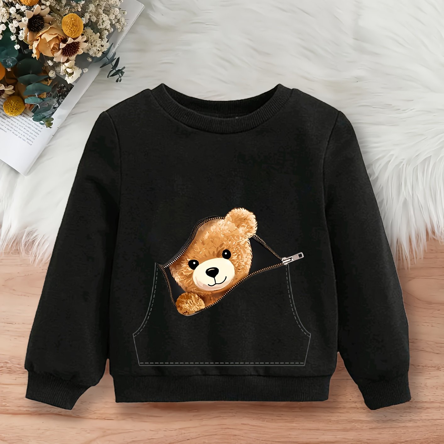 Black teddy hotsell bear sweater