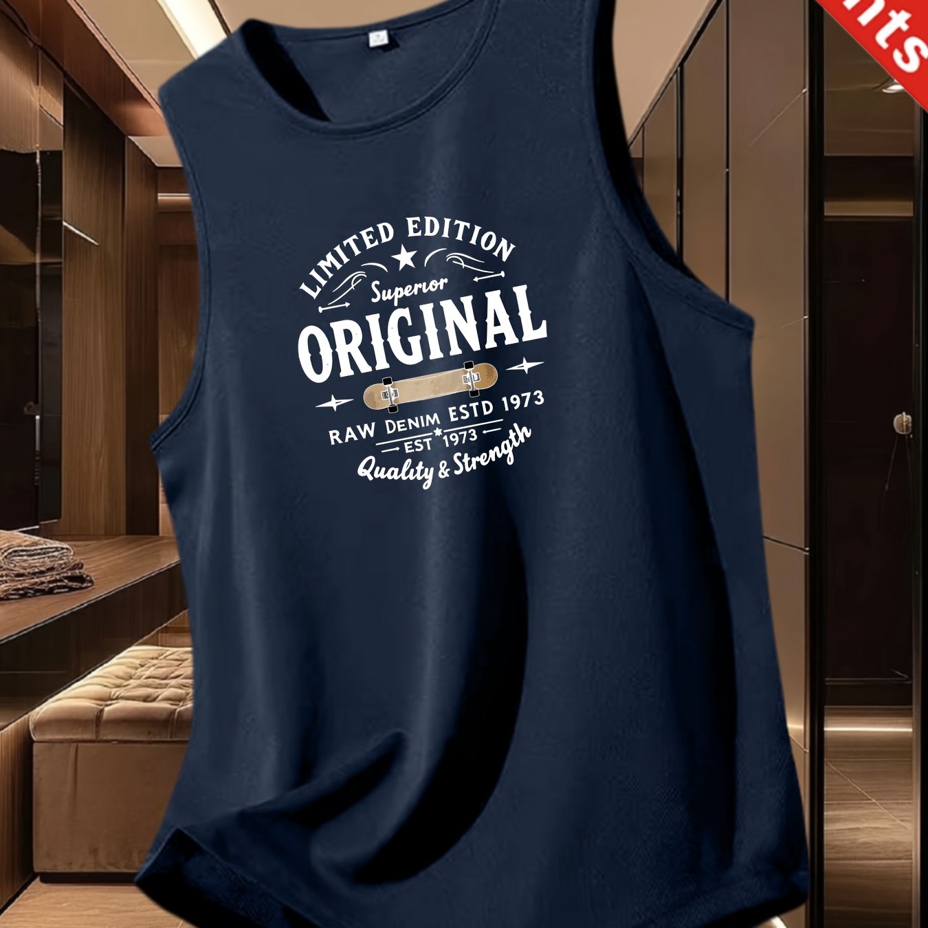 TEMU New Summer Fitness Athletic Casual Running Breathable Quick-dry Print Sleeveless Vest Fitness Wear