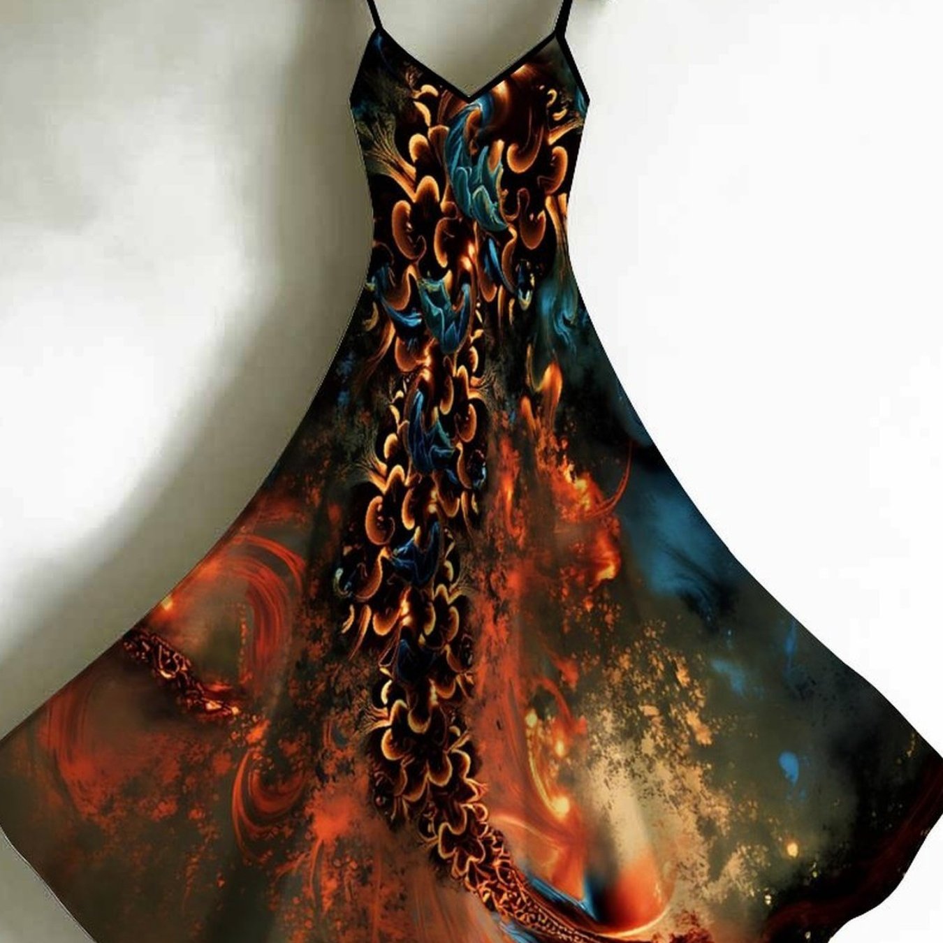 Women's Halter-neck Tank Top Dress With Printed Fashionable Patterns. Elegant Women's Dress Suitable For Parties, Casual , And Elegant Resort Wear. Essential Women's And Must-have For Women.