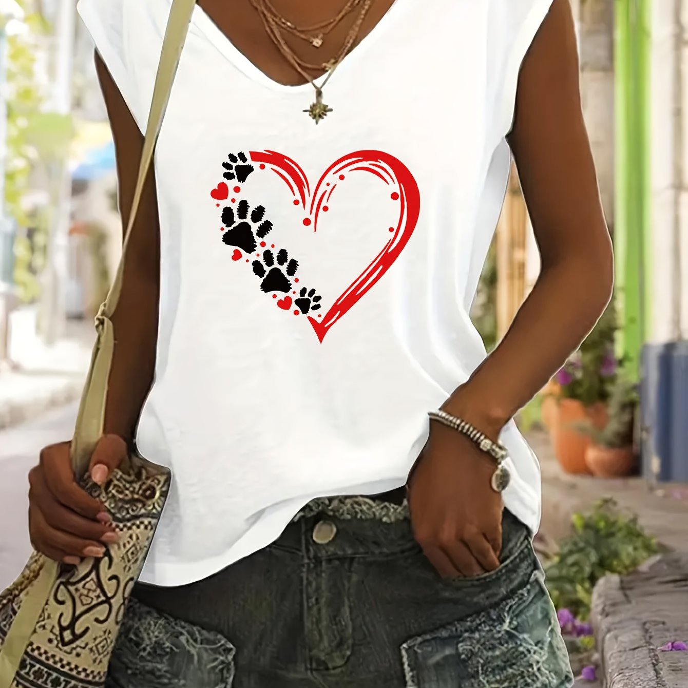 TEMU Plus Size, Women's Fashion T-shirt Tank