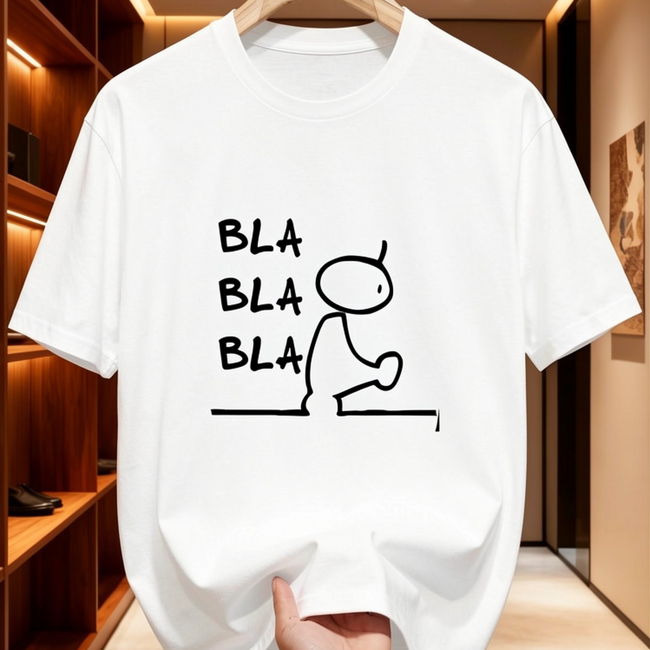 Image of New Premium Men's T-shirt, Comfortable And Breathable Bla Men's Clothing, European And Casual Tops, Versatile Everyday Styles, Round Neck Short Sleeve T-shirts, Sporty Unisex