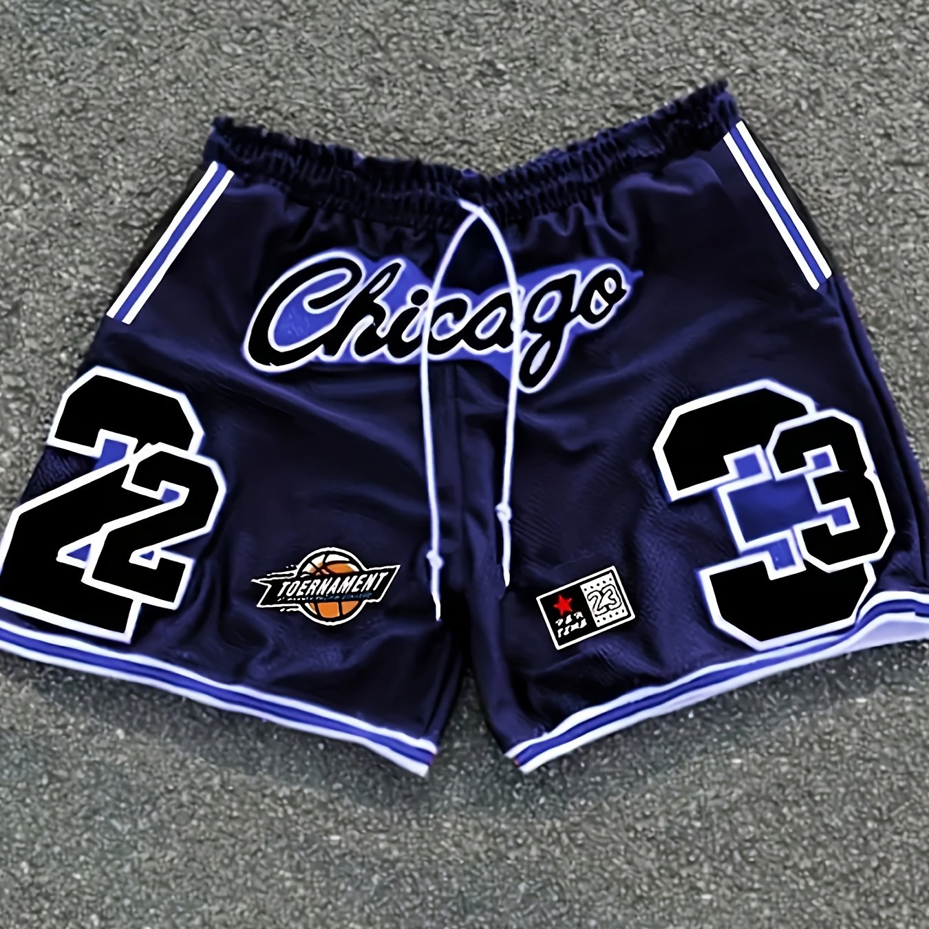 TEMU Plus-size Men's Casual Shorts, Print Beach Shorts For Parties, Jogging Shorts, And Travel Beach Shorts, Plus Size