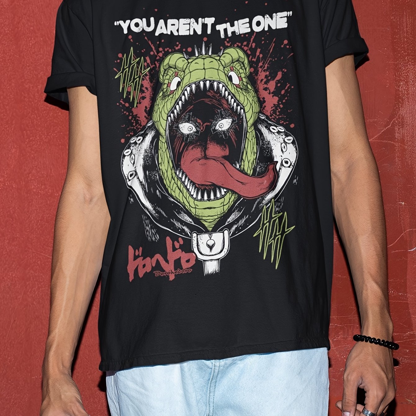 Image of Unisex Anime T-shirt, Shirt Men's T-shirt Vintage Perfect For Home | Outdoor | Gifting | Work (birthdays | Valentine's Day | Mother's Day) Small-3xl Unisex