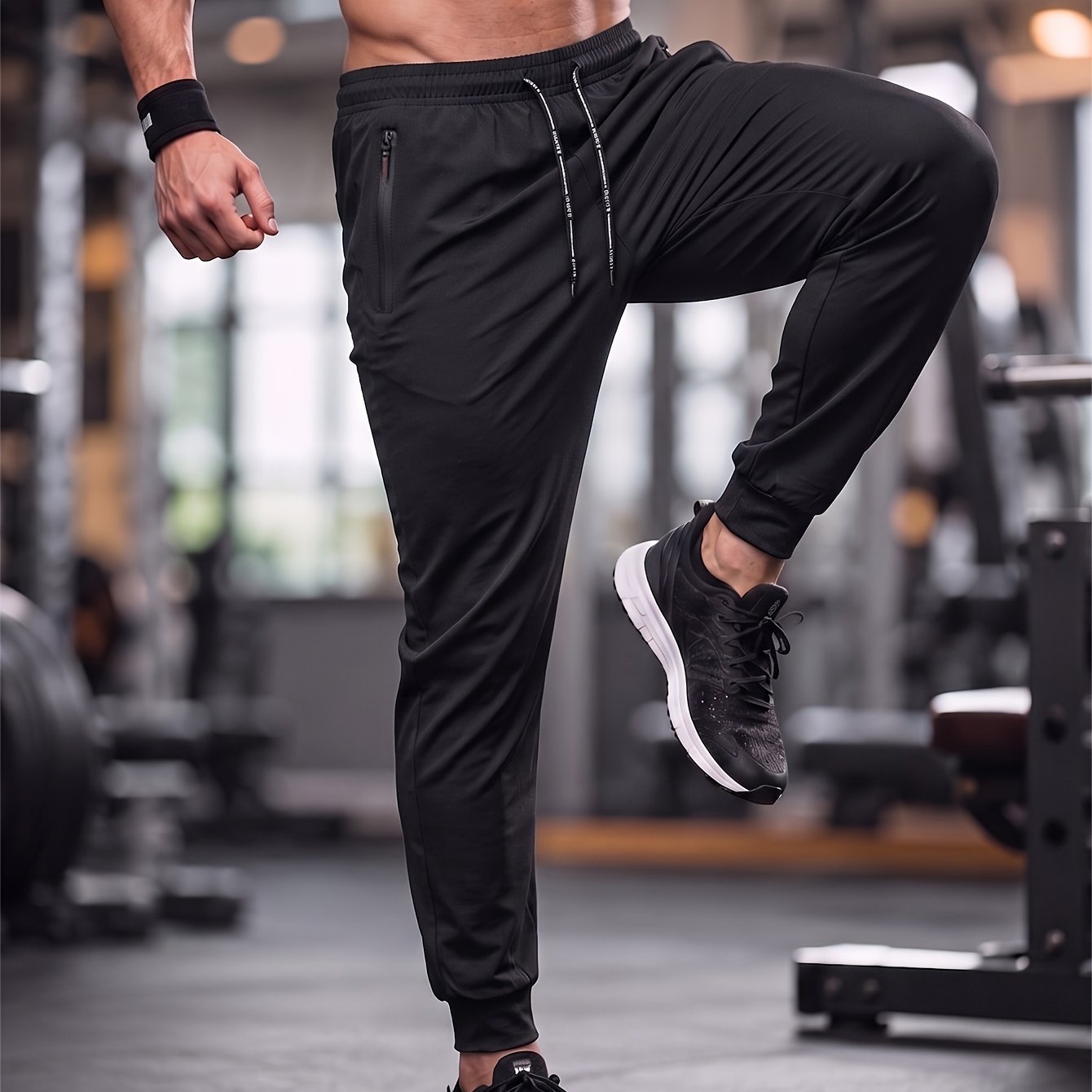 TEMU Pantalones jogger de chándal casuales y de moda para , con de color, cómodos con piernas con puños y bolsillos dobles. Adecuados para diaria,