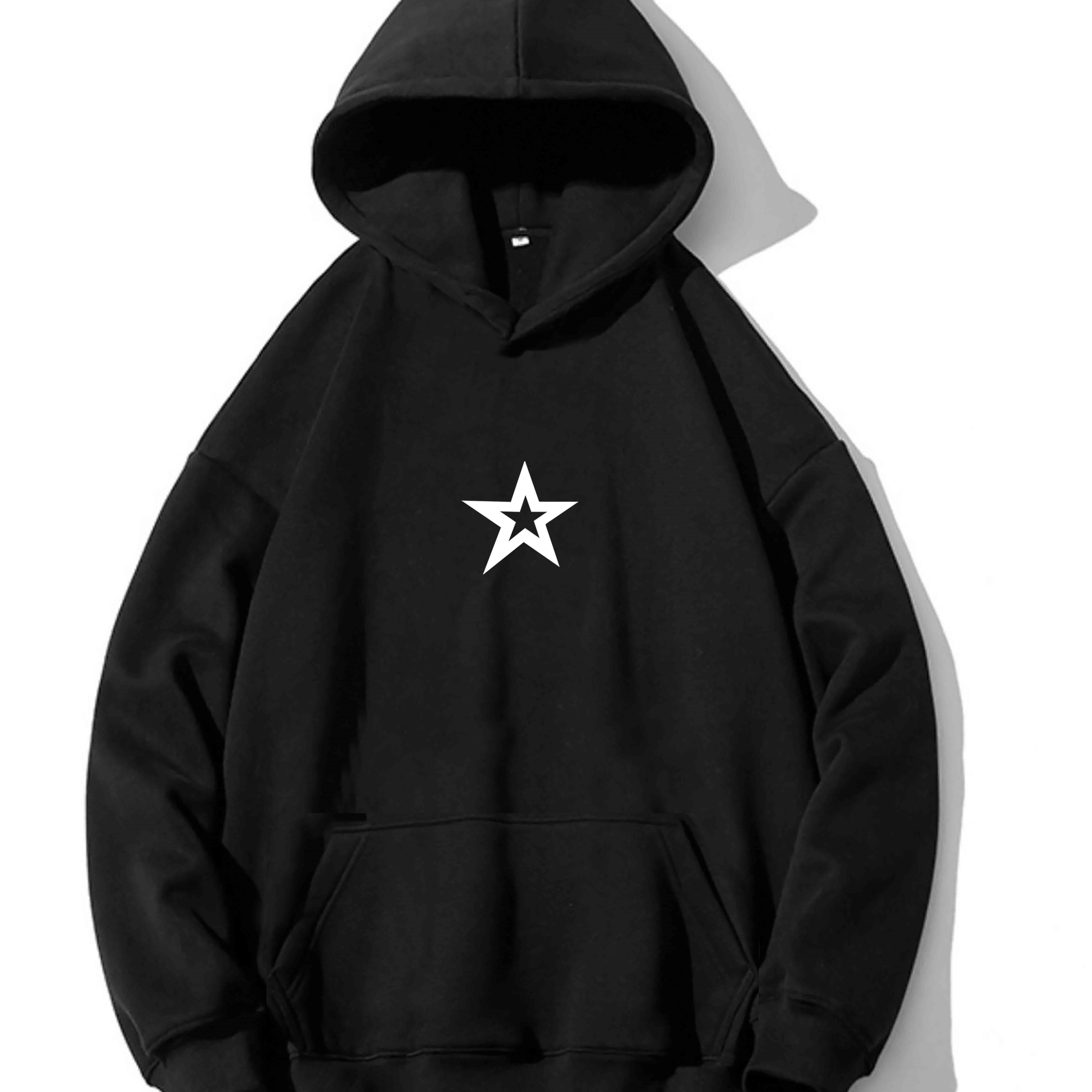 TEMU Men's Fashion Hoodie Letter Print Sweatshirt
