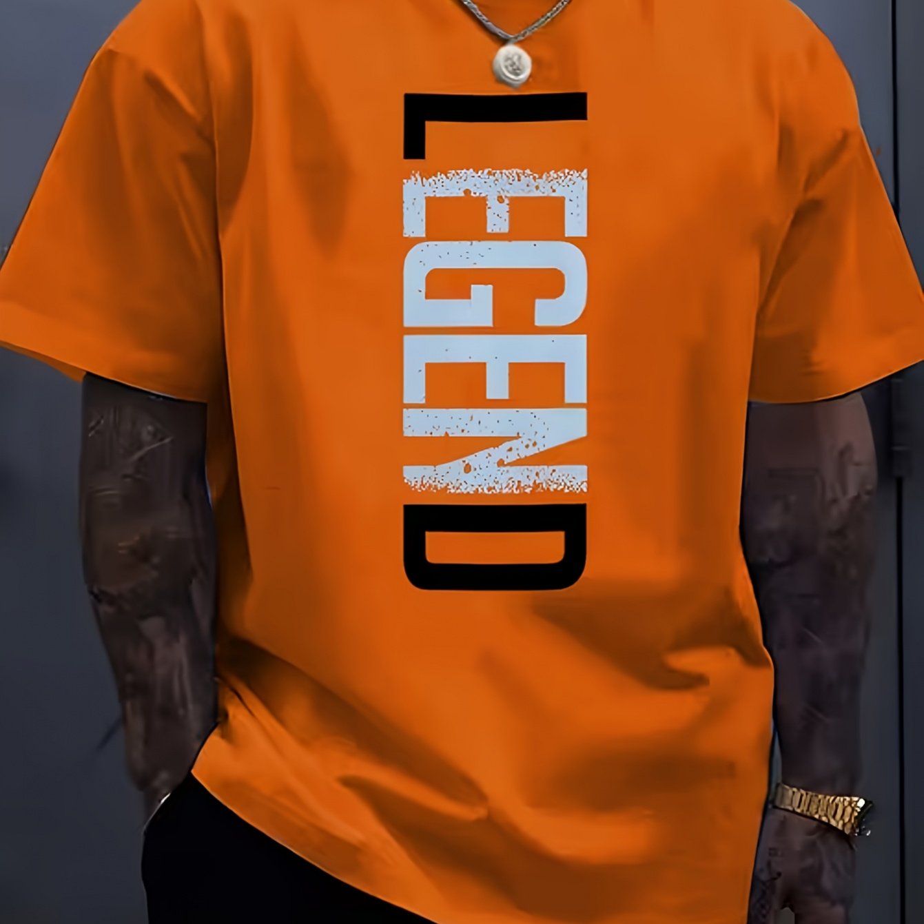 TEMU Women's Regular Fit T-shirt With Minimalist Print, Full Size Range , Perfect For Holidays And Daily Wear