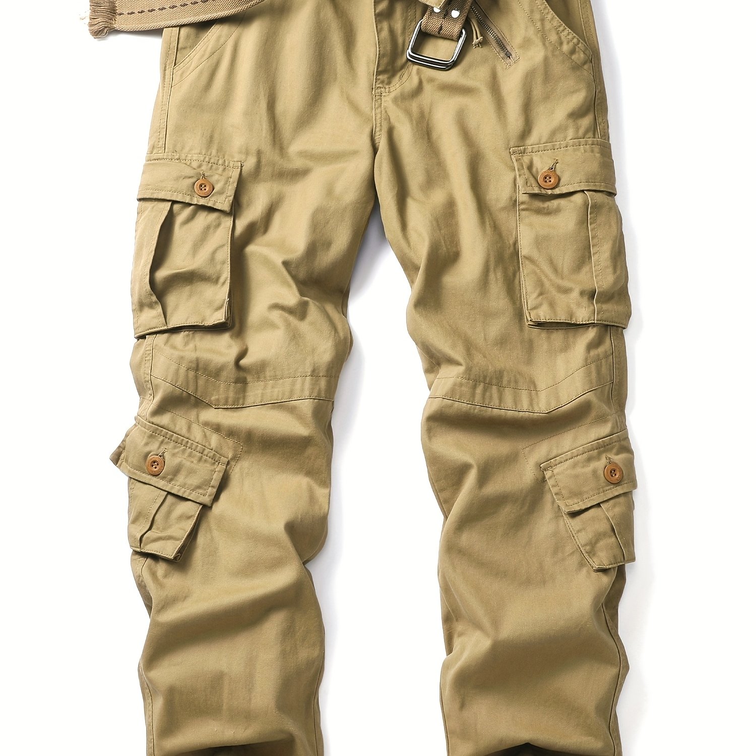Men's Cargo Pants - Multi-, Breathable Cotton Fabric, Suitable For Outdoor Sports