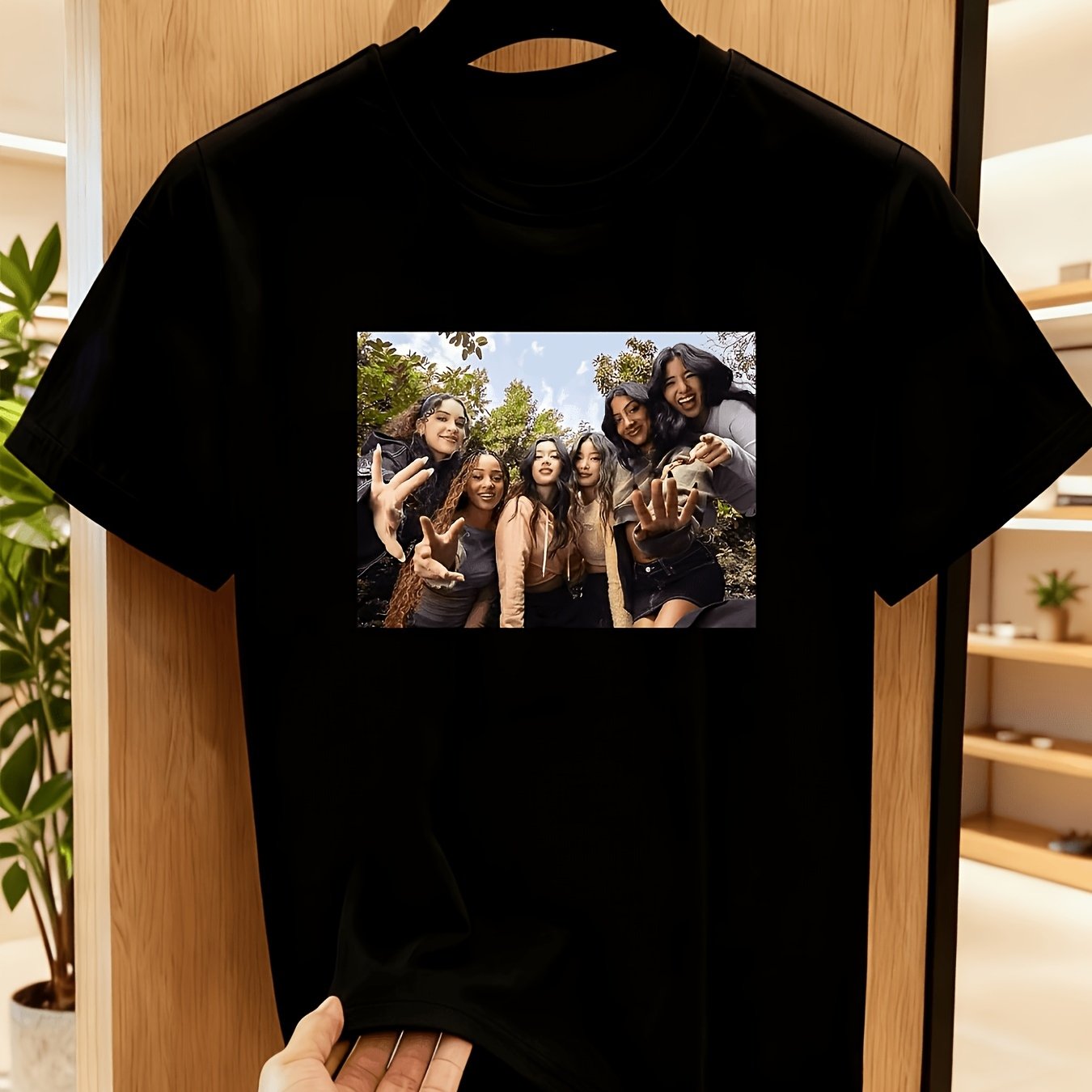 Image of Cute' Summer Short-sleeve Casual Breathable T-shirt, European And With Popular American Trendy Elements, Cool And For Summer, For, Fashion T-shirt 2, For Teenager