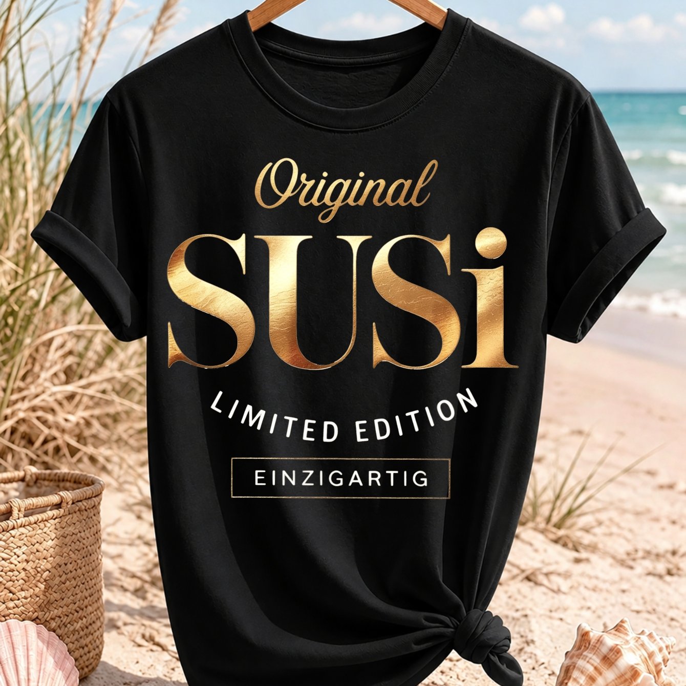 Original Edition T-shirt With Large Golden Name Lettering And Style Unisex All T-shirt