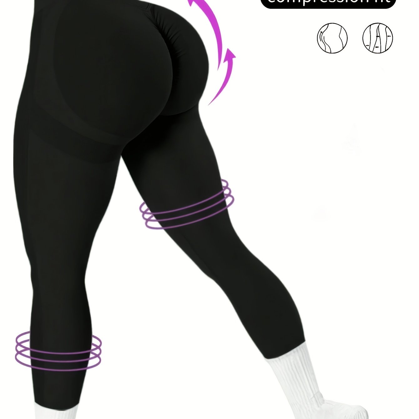 High-waisted Women's Mallassin Pants - Soft, Stretchy, And Breathable Touch, Quick-drying With Stretch, -lifting, Suitable For Bust