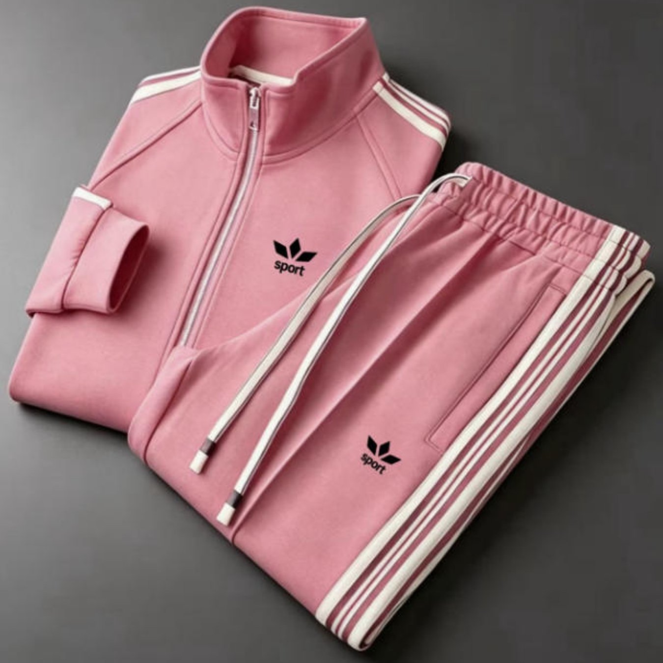 TEMU Men's Fashion Casual Trendy Sports Track Suit With Sport Striped Pattern Plus Size Men's Wear For Adult Men Daily Wear Sportswear Holiday Gift