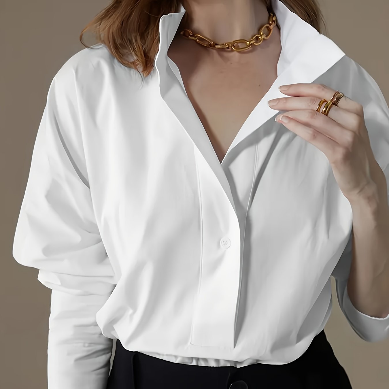 E-shop Elegantes Damen Freizeit Business Urlaub Langarmshirt