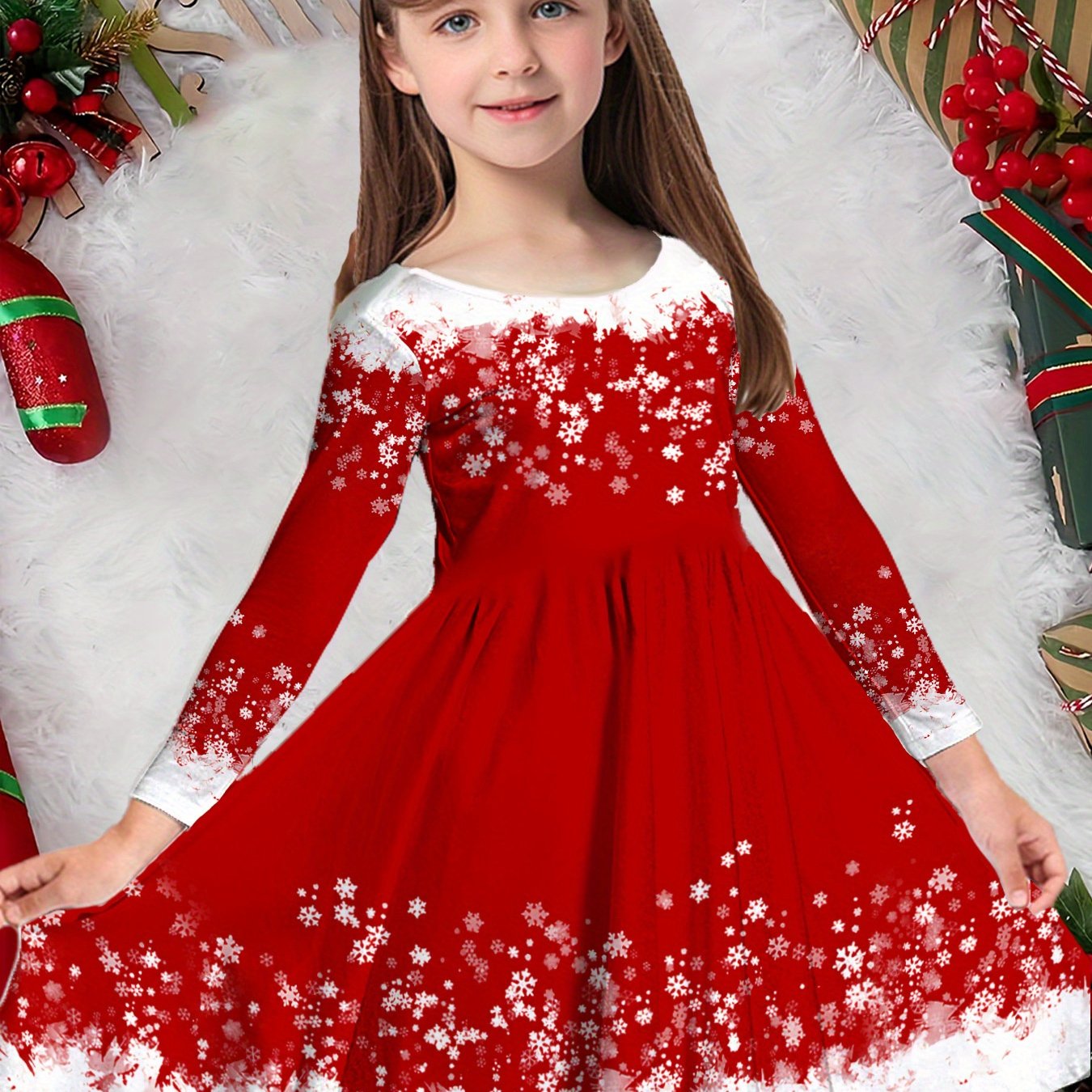 Robe De Princesse Fille Blanche Neige | Princesse Magique